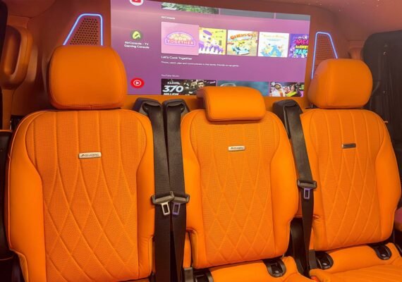 Mercedes V Class Business Edition with Orange Interior